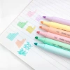 Macaron colored highlighter pen, student key point marking pen, notebook pen details Picture